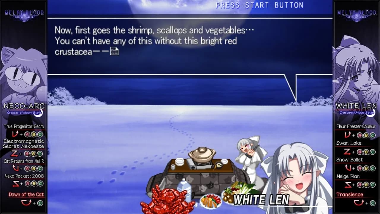 Melty Blood Actress Again Current Code — скриншот 11