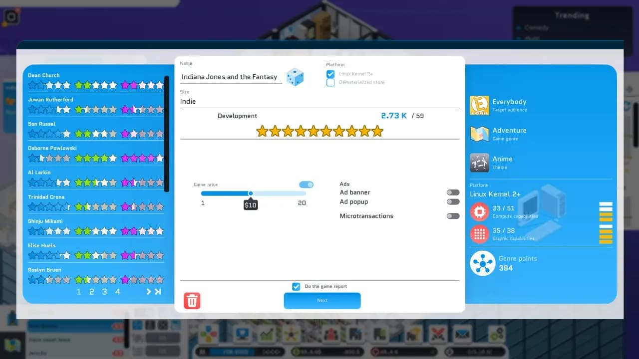 City Game Studio: a tycoon about game dev — скриншот 7