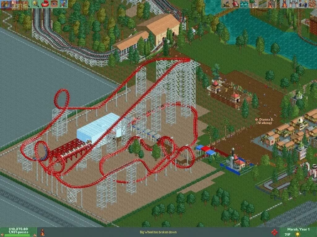 RollerCoaster Tycoon 2: Triple Thrill Pack — скриншот 3