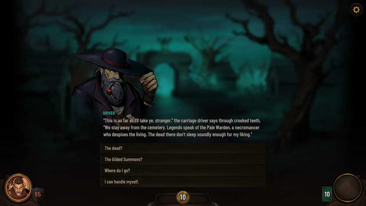 Dawncaster | The RPG Cardventure — скриншот 2