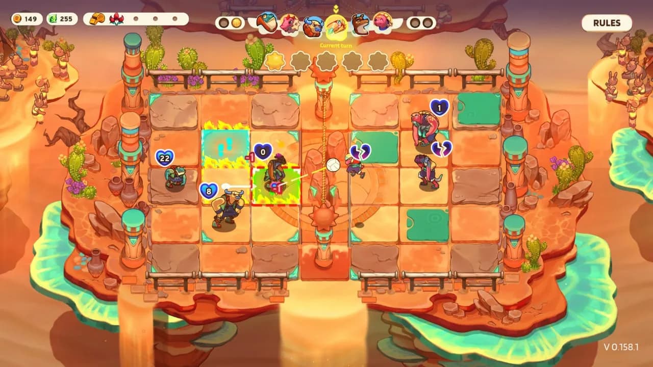 Smash it Wild: Tactical Volleyball Roguelike — скриншот 1