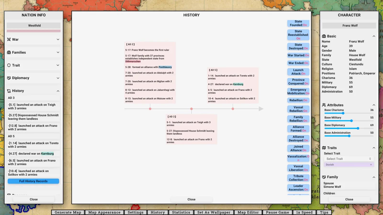 Fantasy Map Simulator — скриншот 1