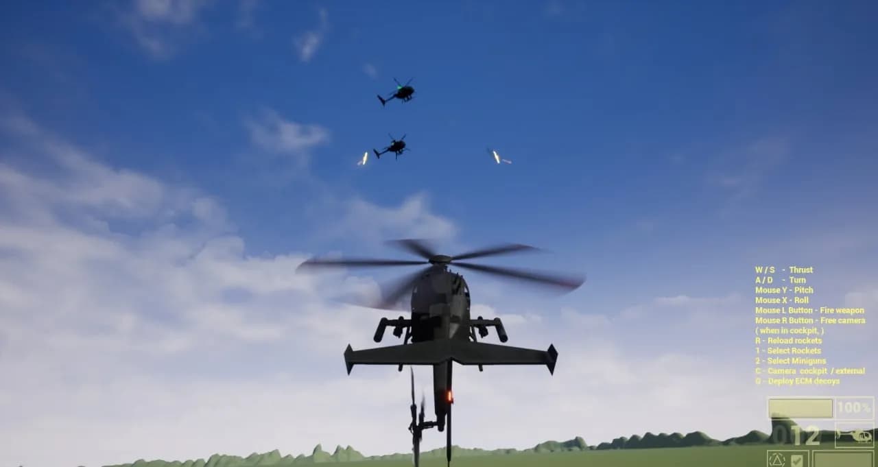 Helicopter Simulator 2020 — скриншот 3