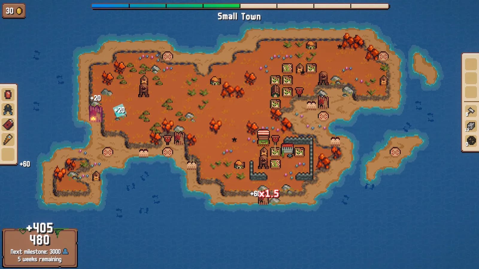 Combolands: Roguelike Citybuilder — скриншот 5