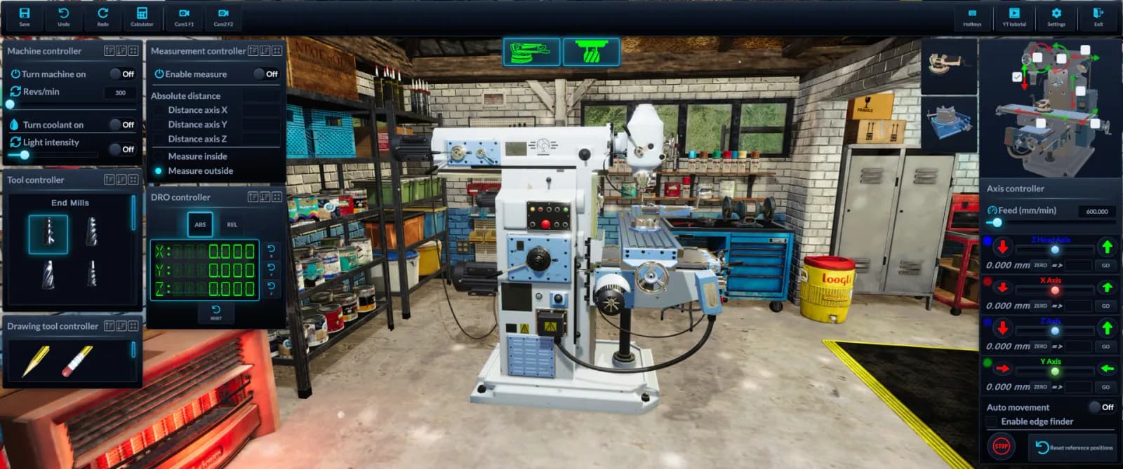 Milling Machine Simulator 3D — скриншот 2