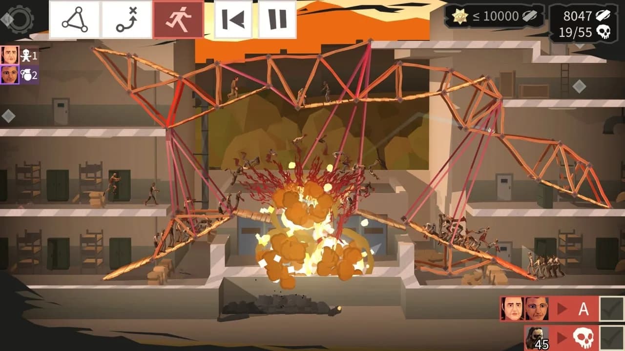 Bridge Constructor: The Walking Dead — скриншот 3
