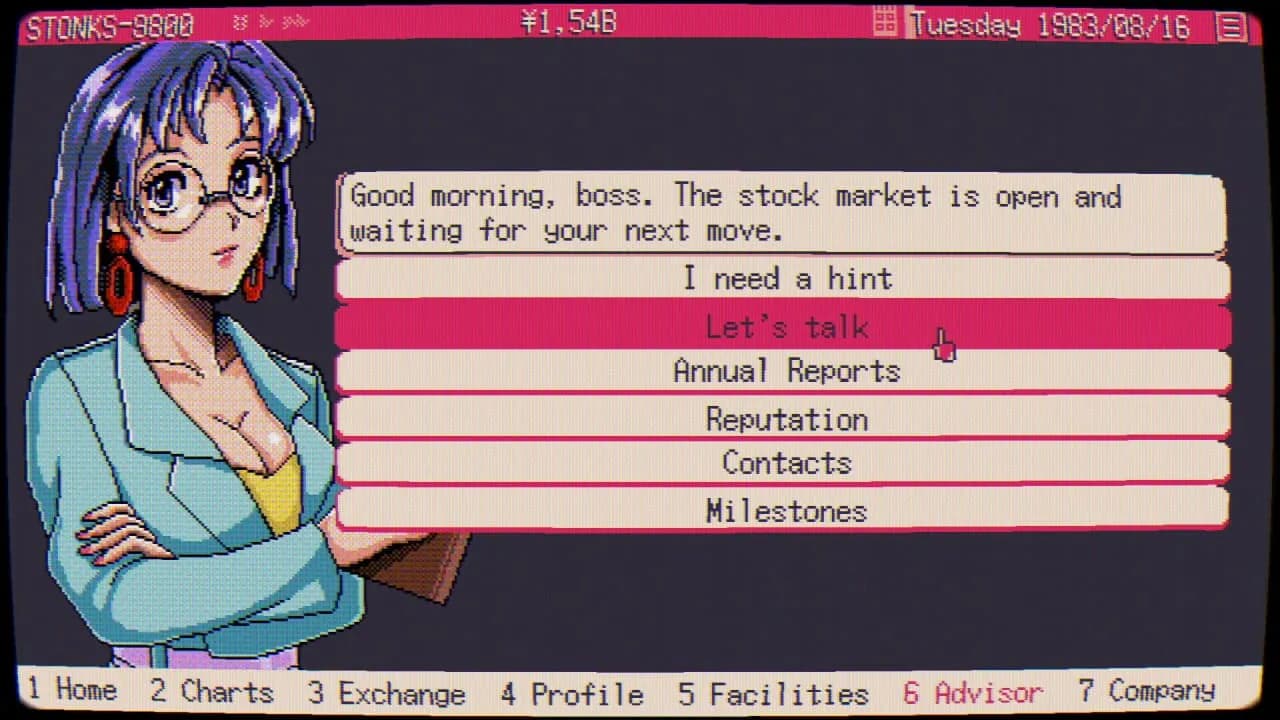 STONKS-9800: Stock Market Simulator — скриншот 1