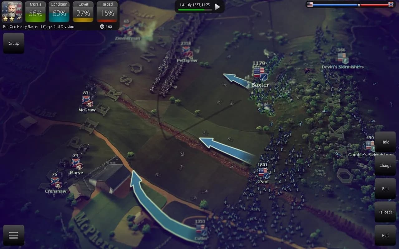 Ultimate General: Gettysburg — скриншот 2