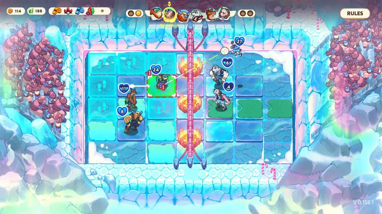 Smash it Wild: Tactical Volleyball Roguelike — скриншот 3
