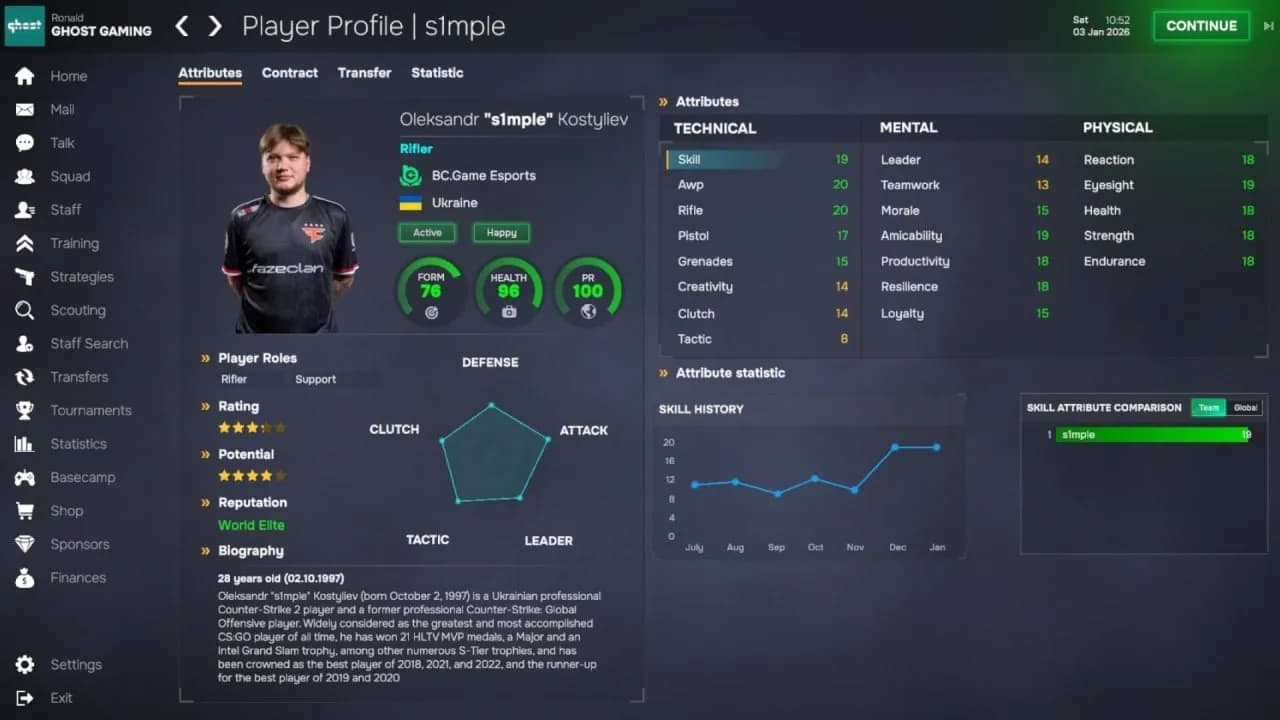 Esports Manager 2026 — скриншот 5