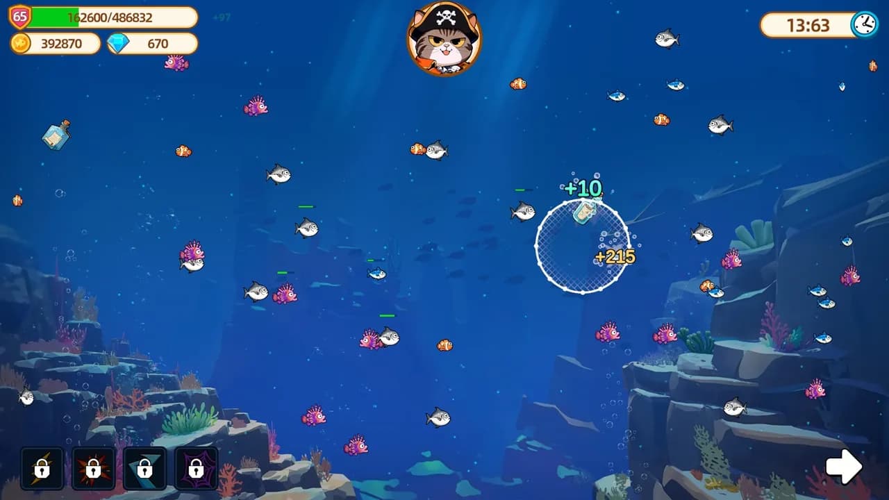 Captain Whiskers Incremental Seas — скриншот 3