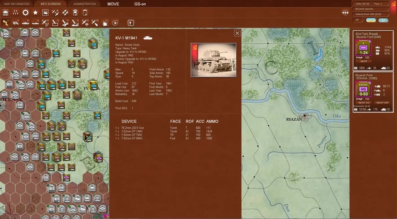 Gary Grigsby's War in the East — скриншот 4