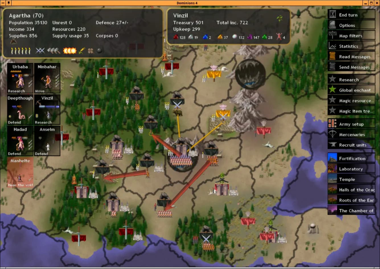 Dominions 4: Thrones of Ascension — скриншот 5