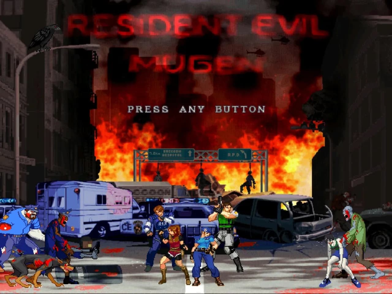 MUGEN Resident Evil — скриншот 2