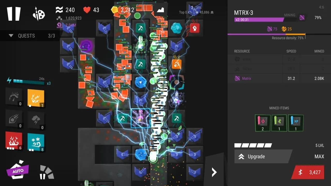 Infinitode 2 - Infinite Tower Defense — скриншот 4