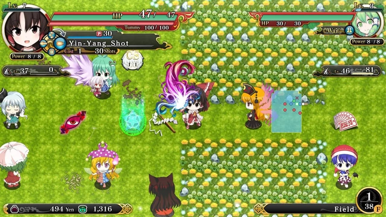 Touhou Genso Wanderer -Reloaded- — скриншот 9