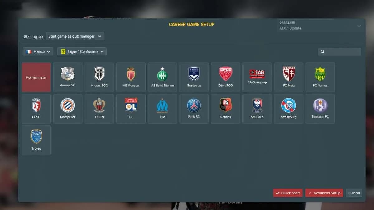 Football Manager 2018 — скриншот 2