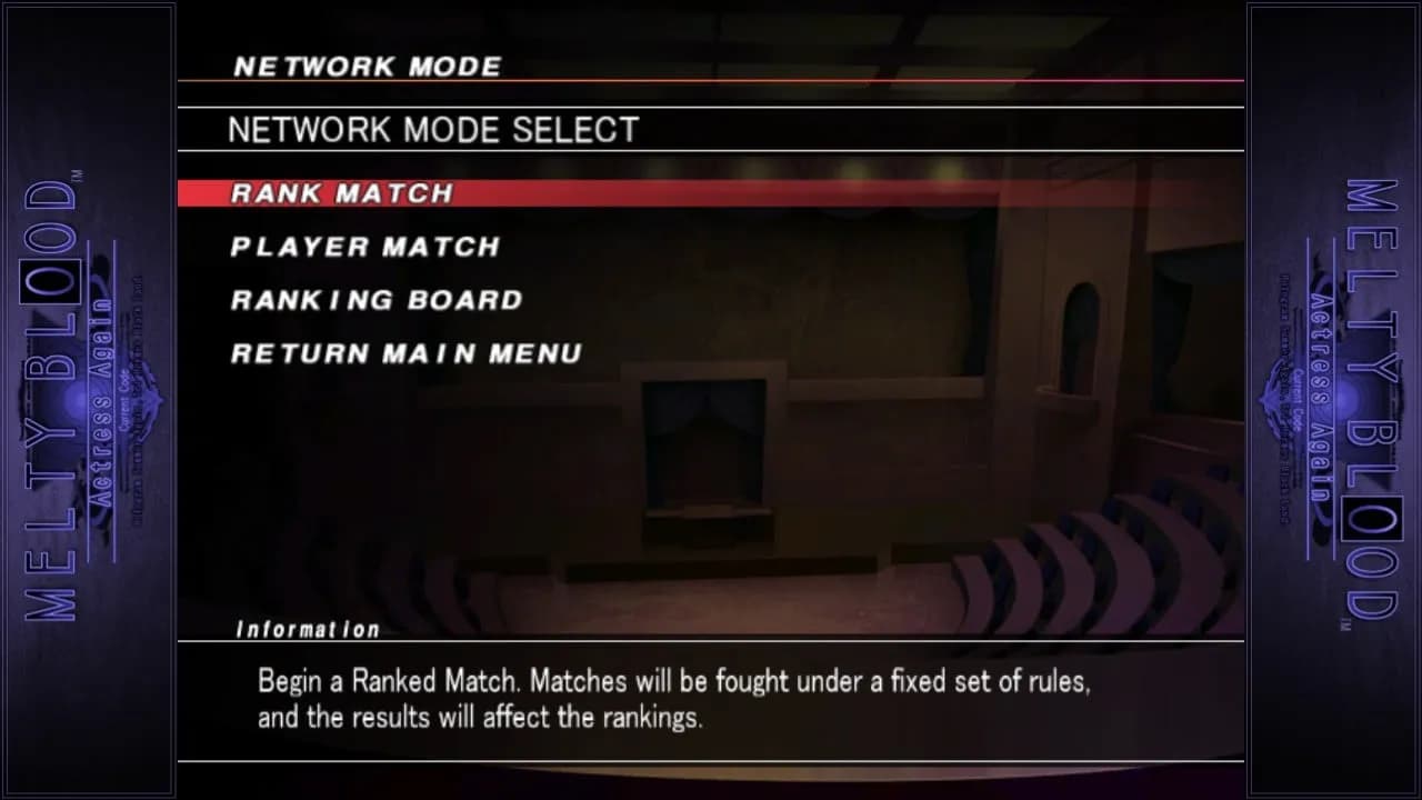 Melty Blood Actress Again Current Code — скриншот 8