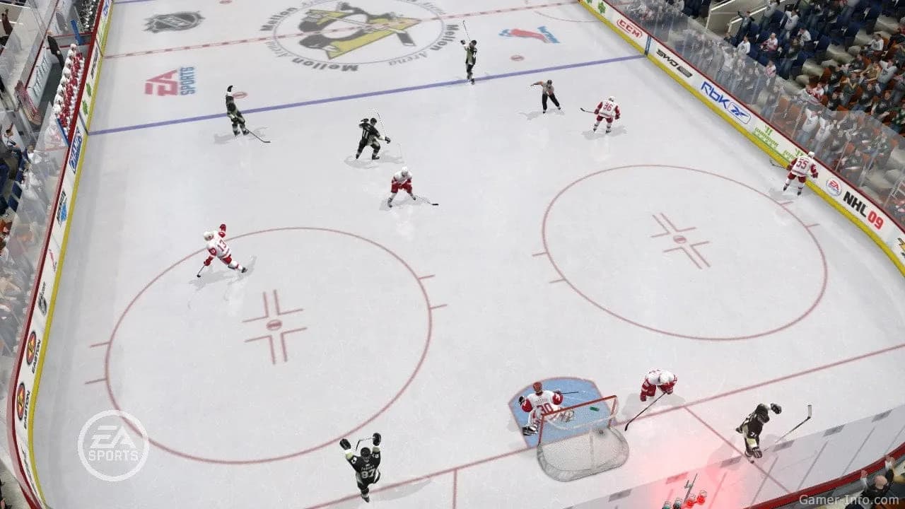 NHL 09 — скриншот 3