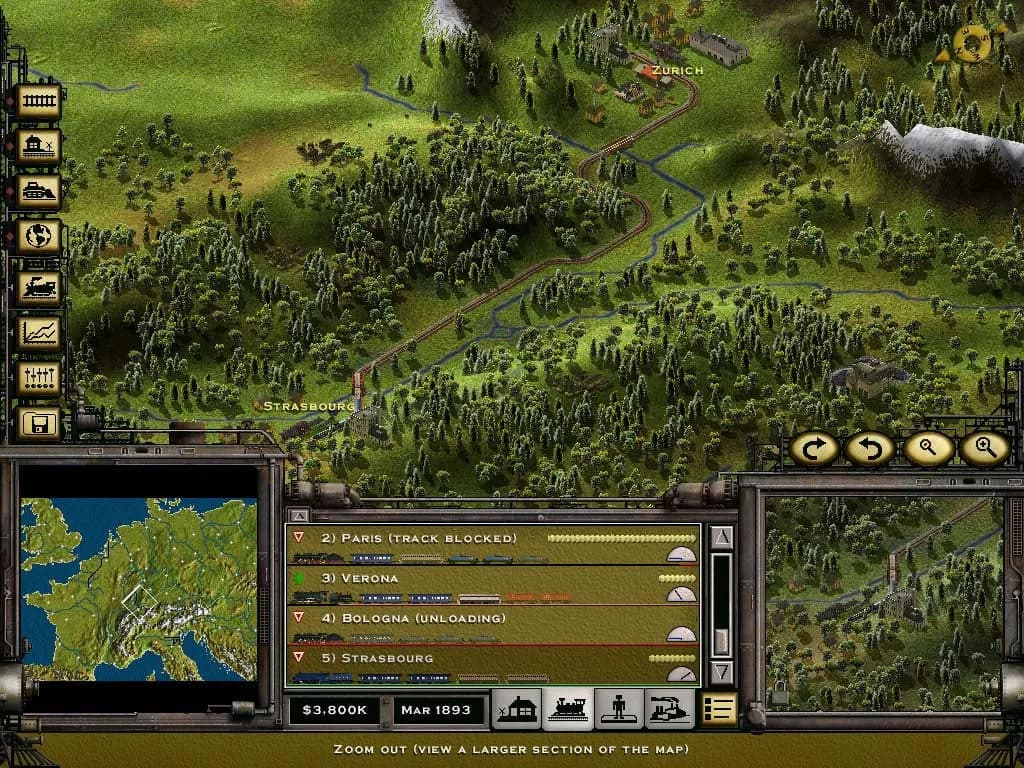 Railroad Tycoon 2 — скриншот 5