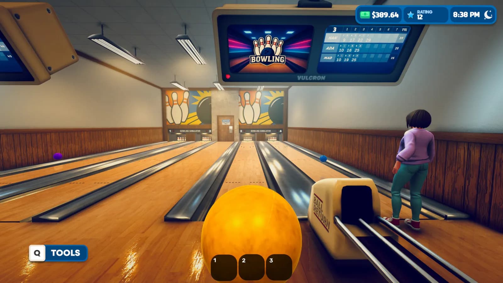 Bowling Alley Simulator — скриншот 1
