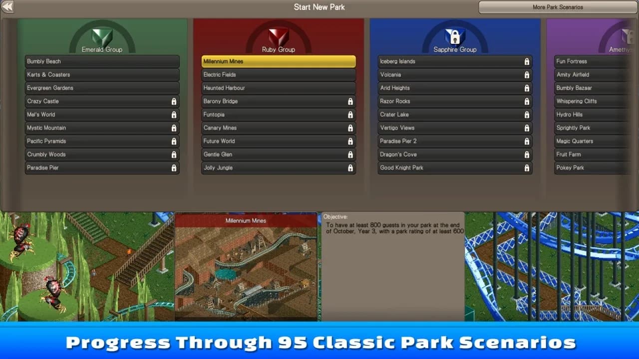 RollerCoaster Tycoon Classic — скриншот 6