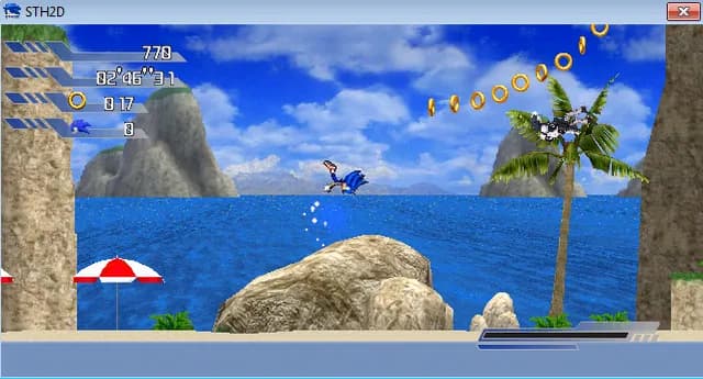 Sonic The Hedgehog 2D — скриншот 2