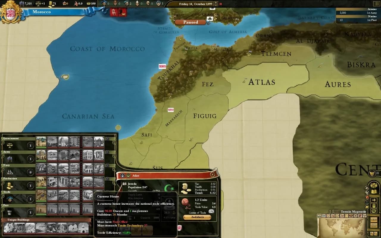 Europa Universalis 3: Divine Wind — скриншот 7