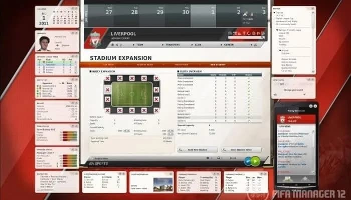 FIFA Manager 12 — скриншот 1