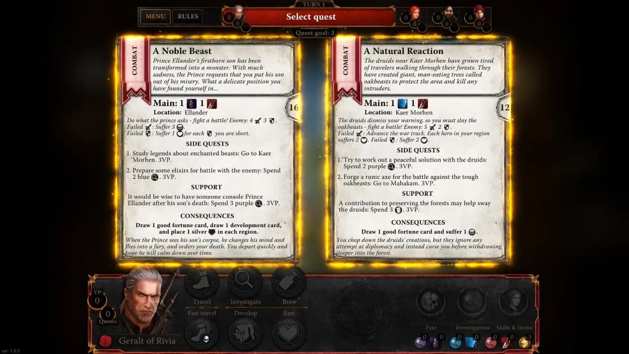 The Witcher Adventure Game — скриншот 2