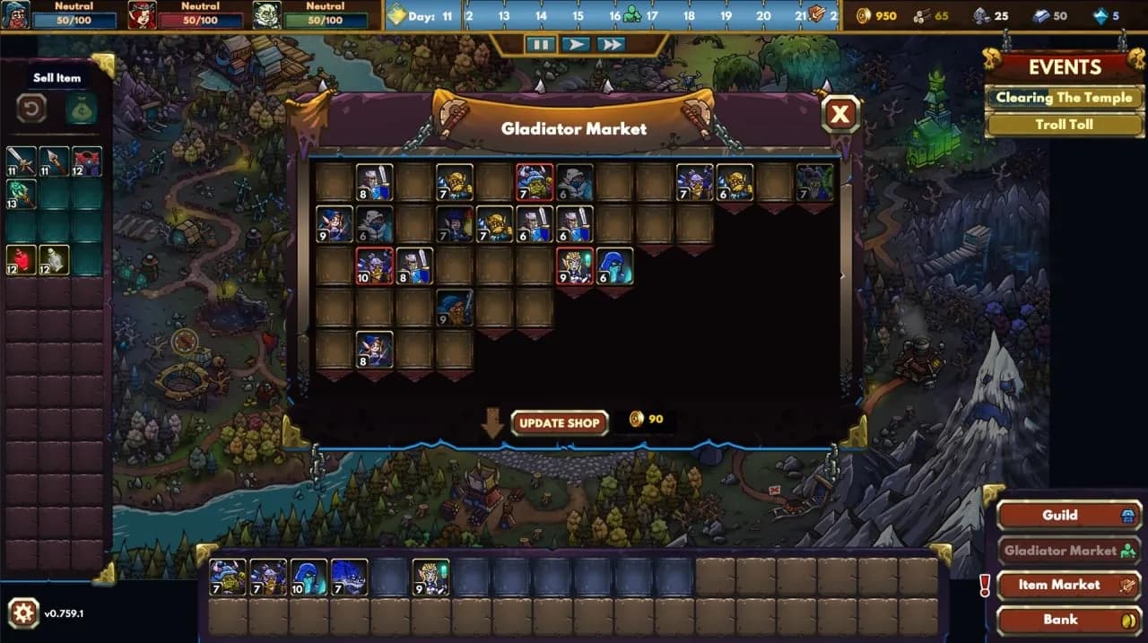 Gladiator Guild Manager — скриншот 8