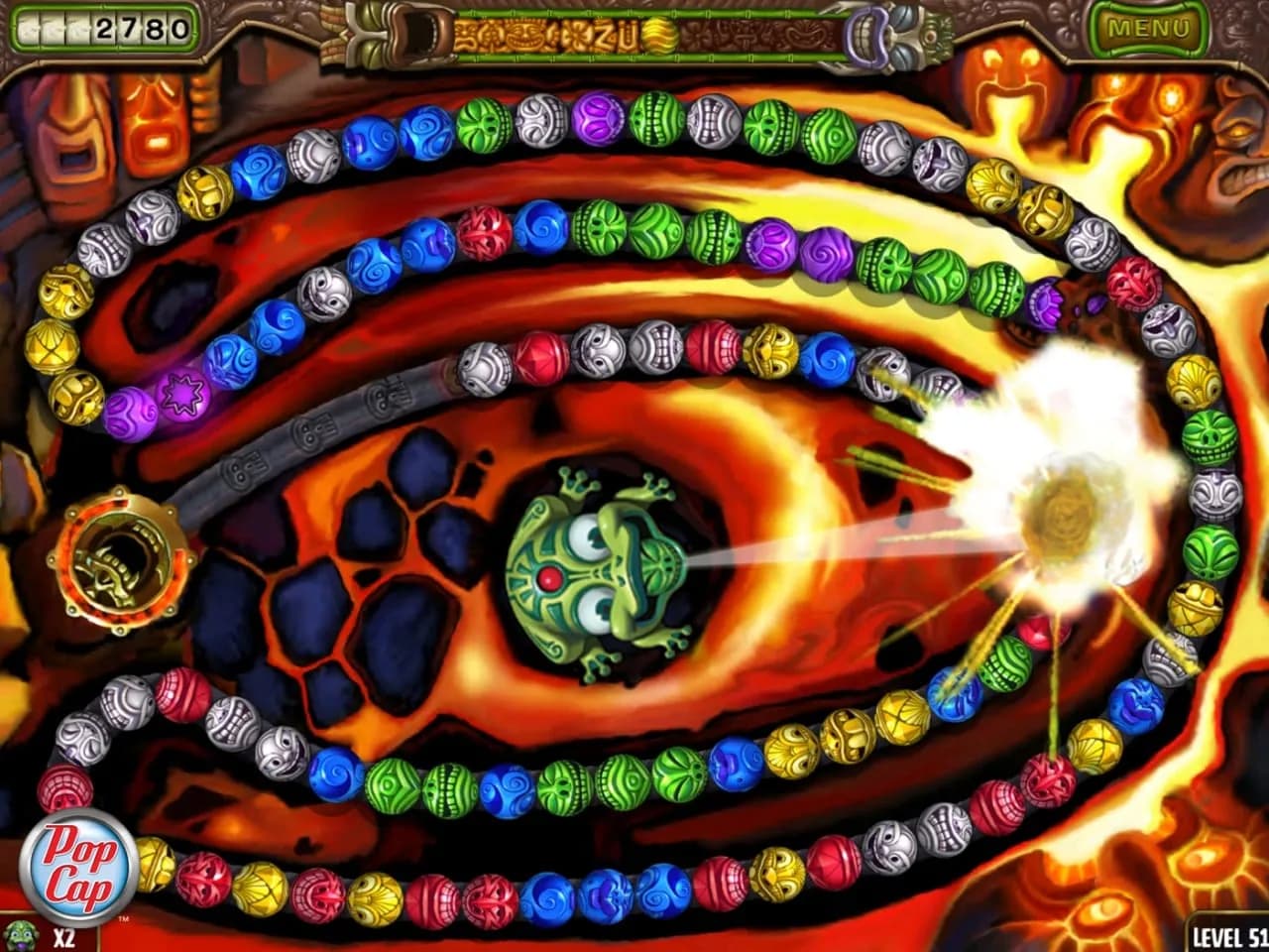 Zuma's Revenge! — скриншот 1