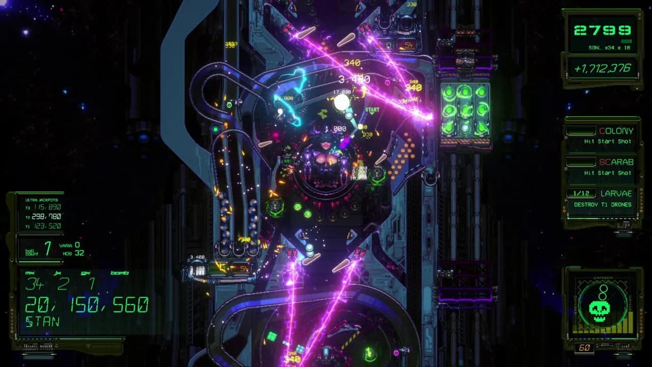 XENOTILT: HOSTILE PINBALL ACTION — скриншот 7