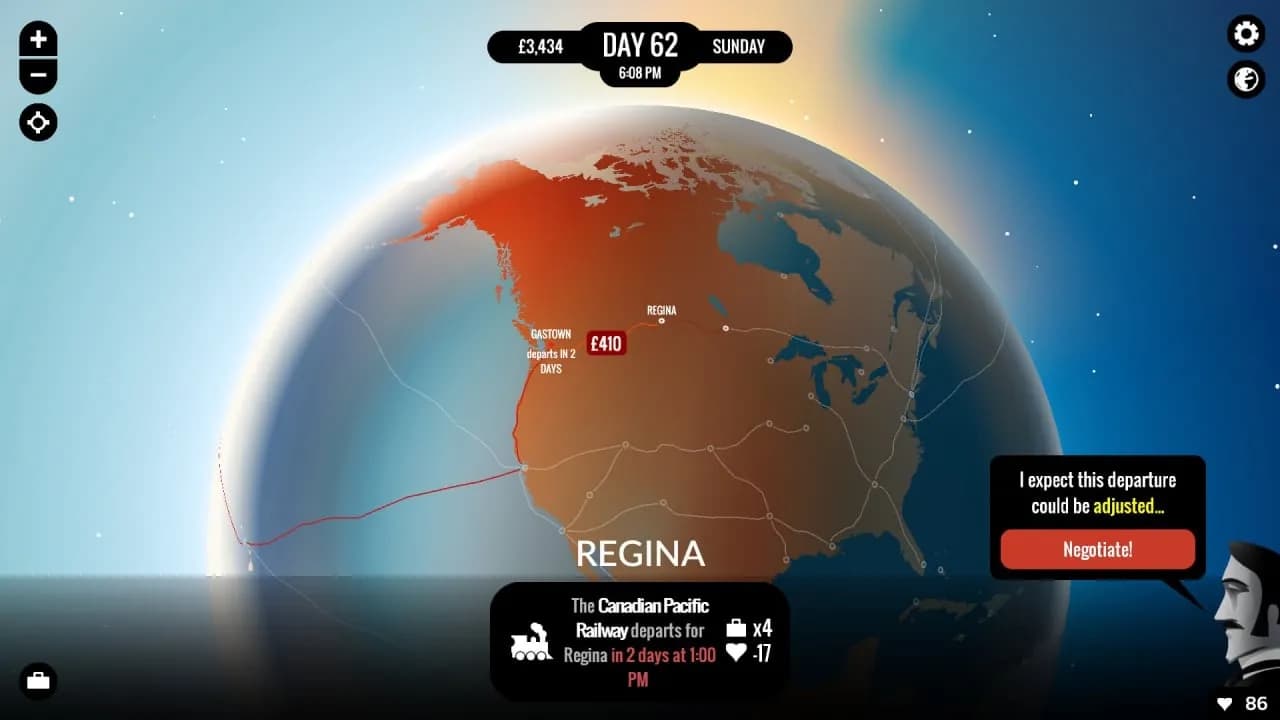 80 Days — скриншот 6