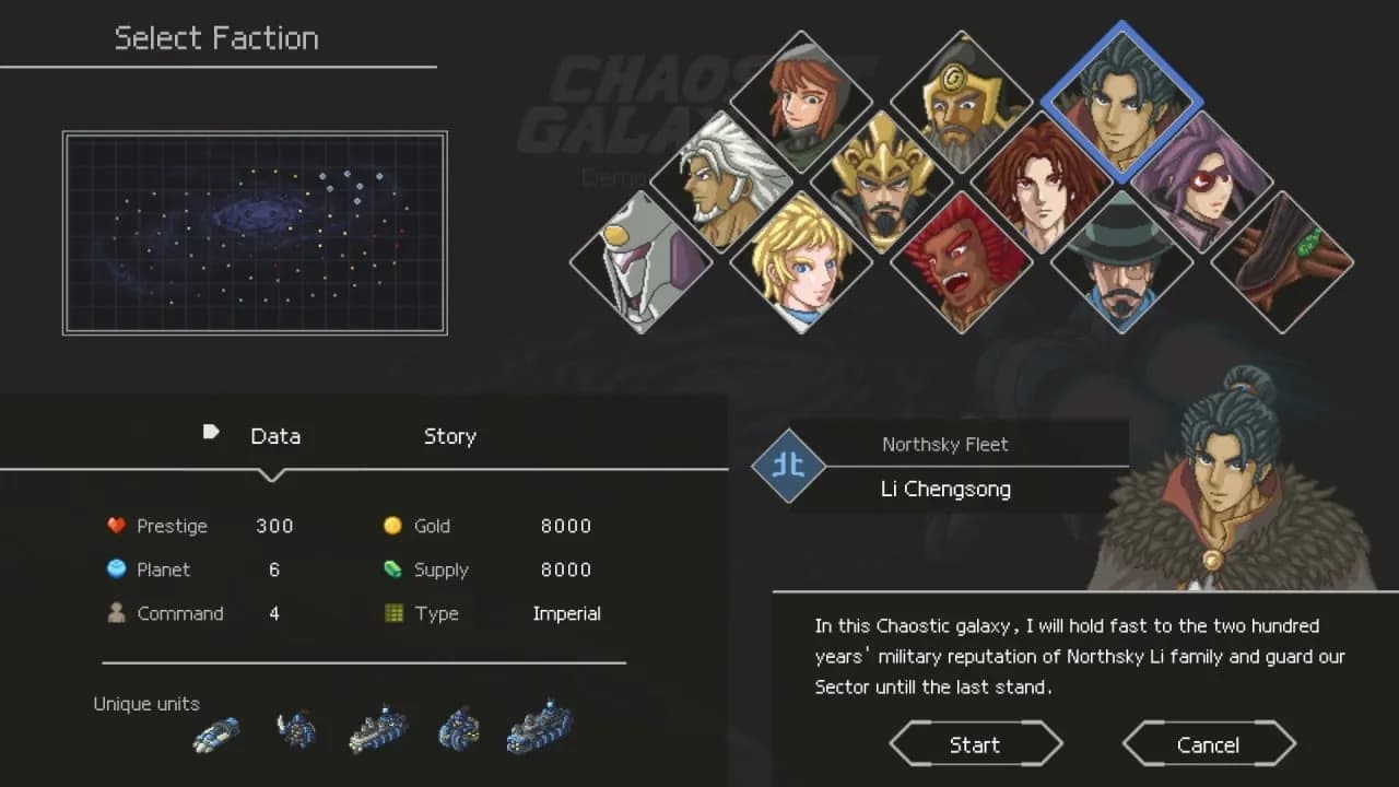 Chaos Galaxy 2 — скриншот 1