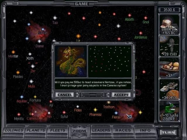 Master of Orion 2 — скриншот 3