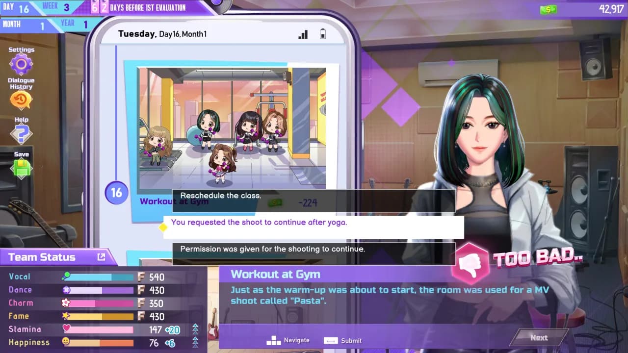 K-pop Idol Stories: Road to Debut — скриншот 3