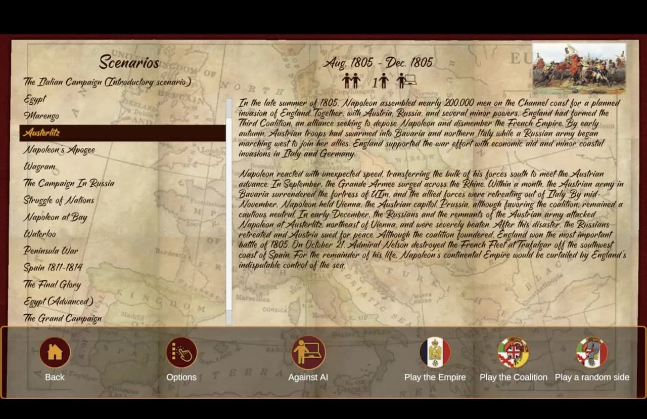Napoleon's Eagles: Game of the Napoleonic Wars — скриншот 3