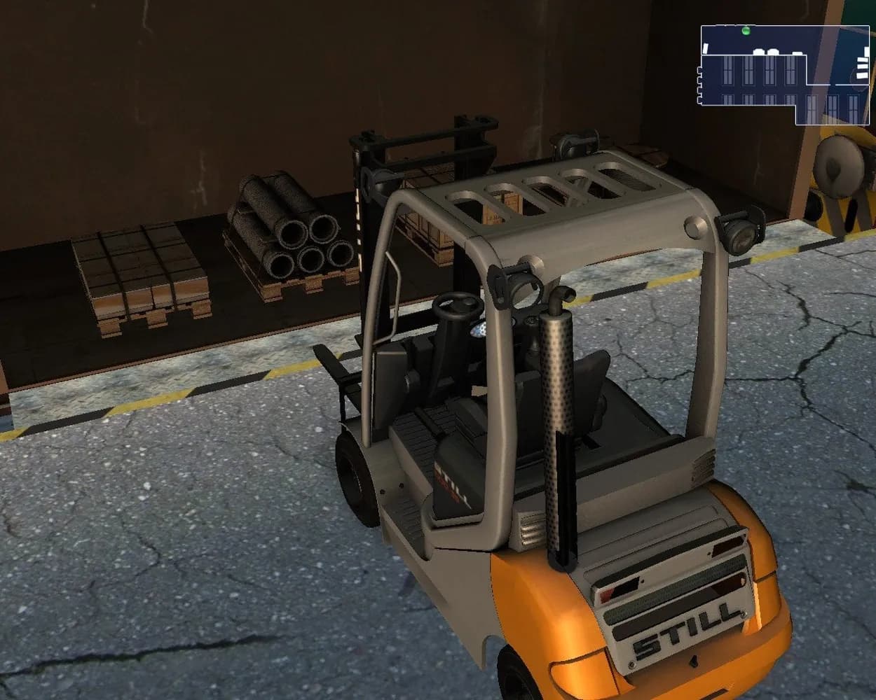 Forklift Truck Simulator 2009 — скриншот 3