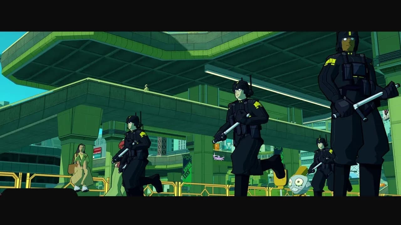 Bomb Rush Cyberfunk — скриншот 3