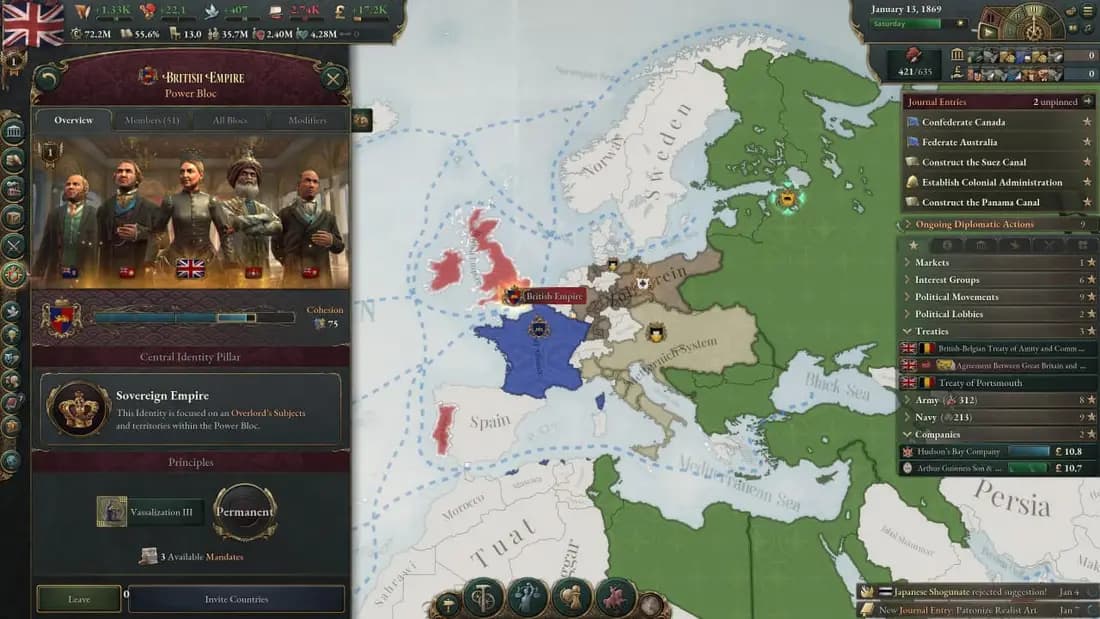 Victoria 3 — скриншот 1