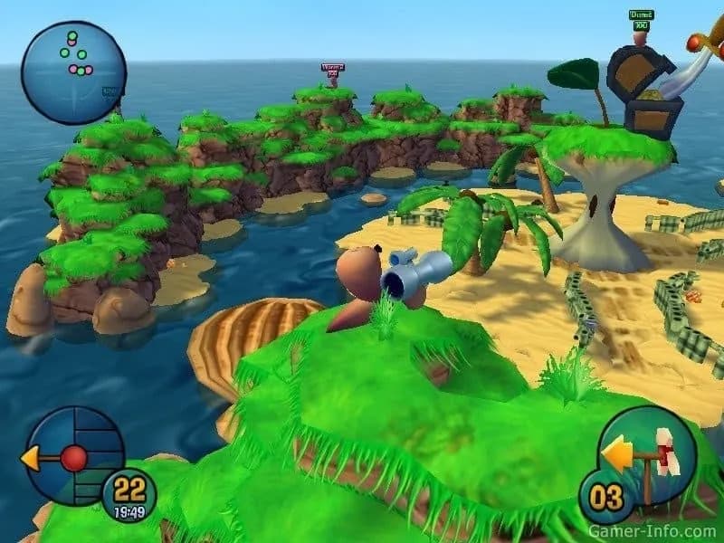 Worms 3D — скриншот 2