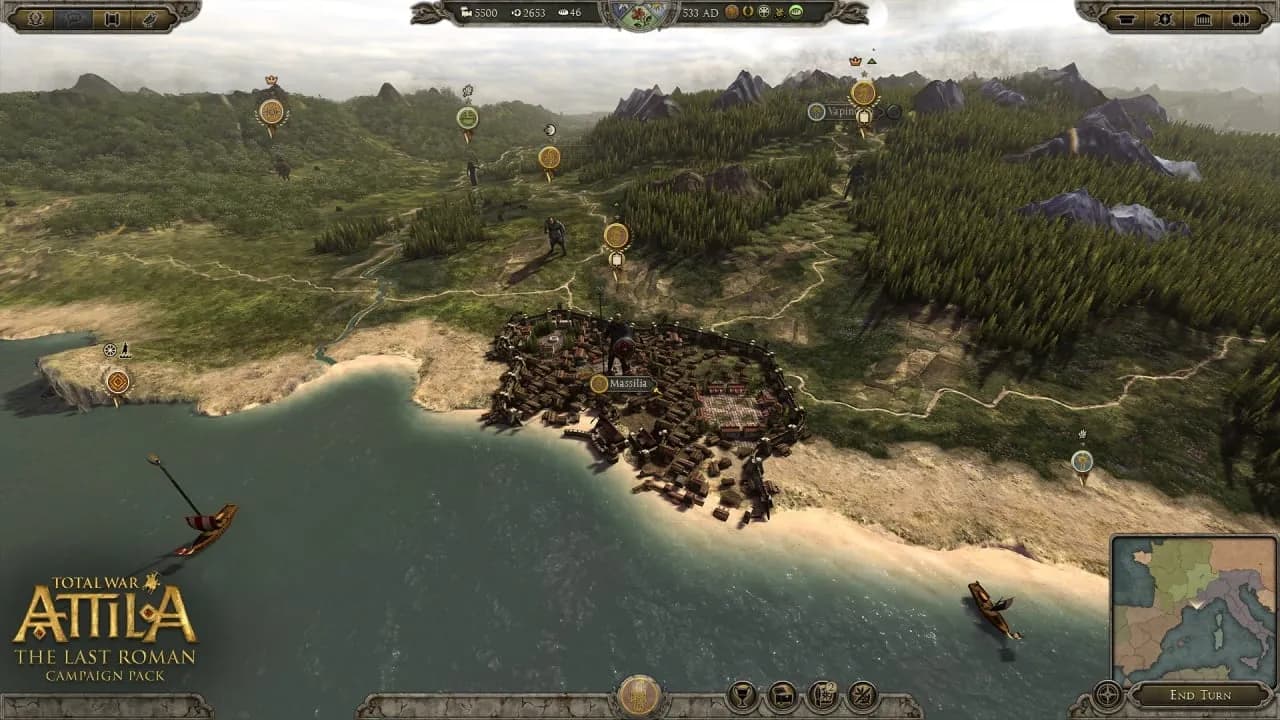 Total War: ATTILA - The Last Roman Campaign Pack — скриншот 4