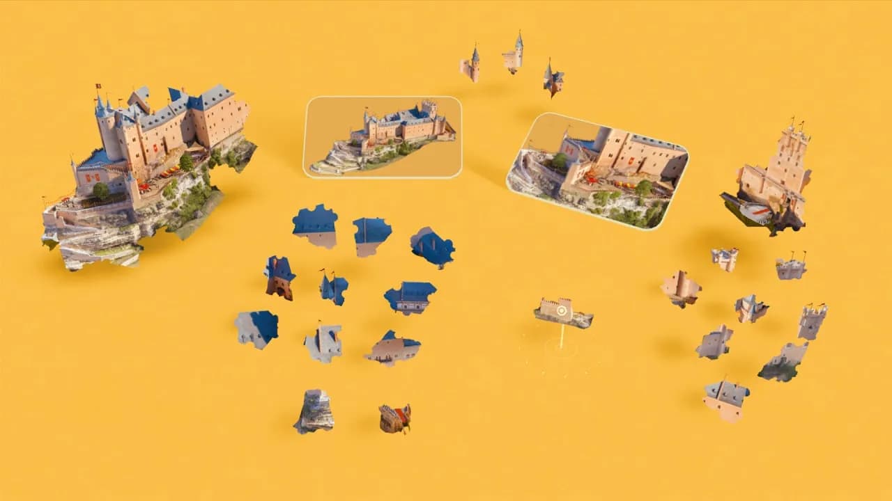 Puzzling Places - 3D Jigsaw Sim — скриншот 1