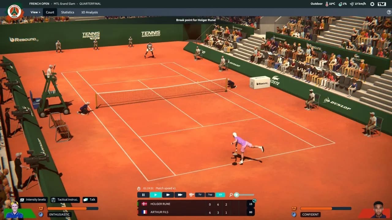 Tennis Manager 2022 — скриншот 2