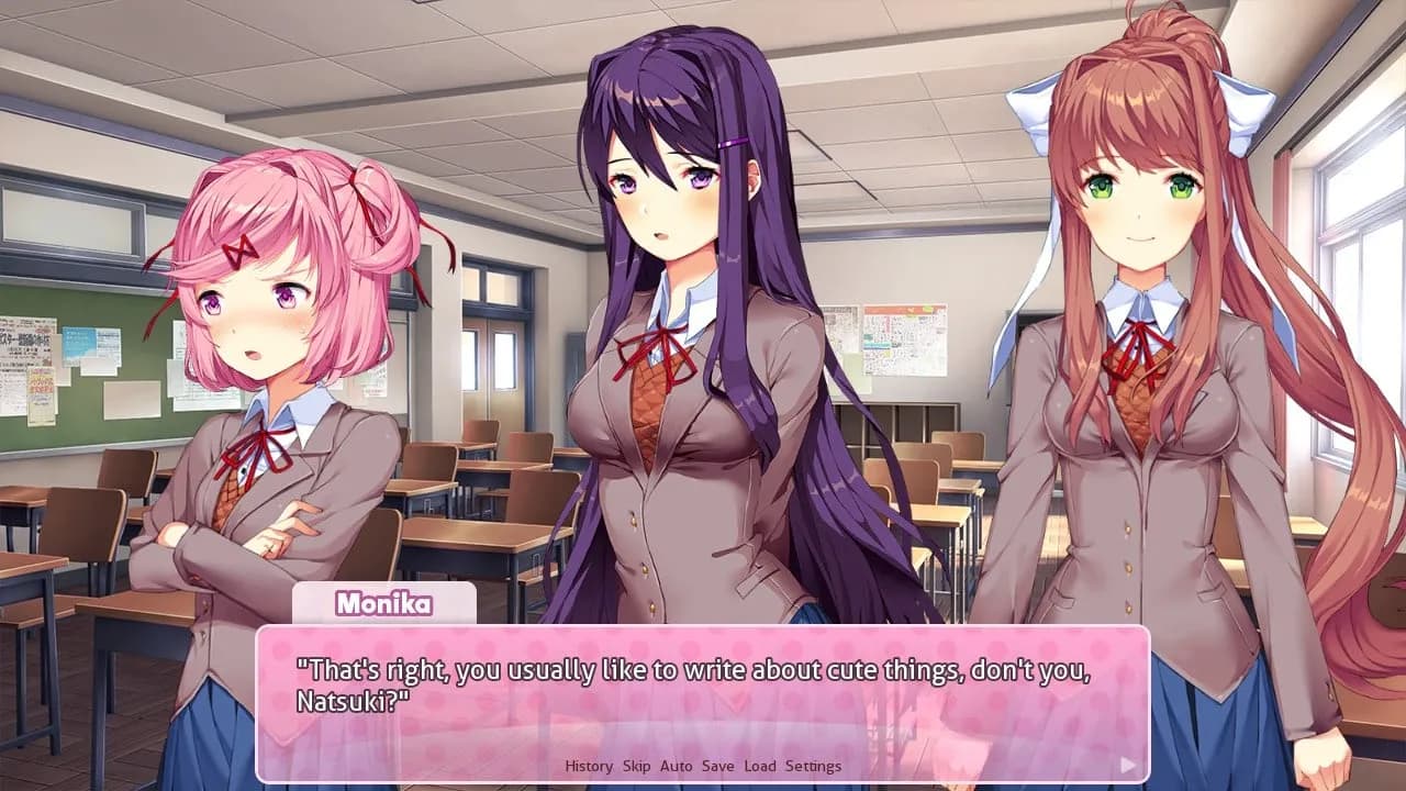 Doki Doki Literature Club! — скриншот 1