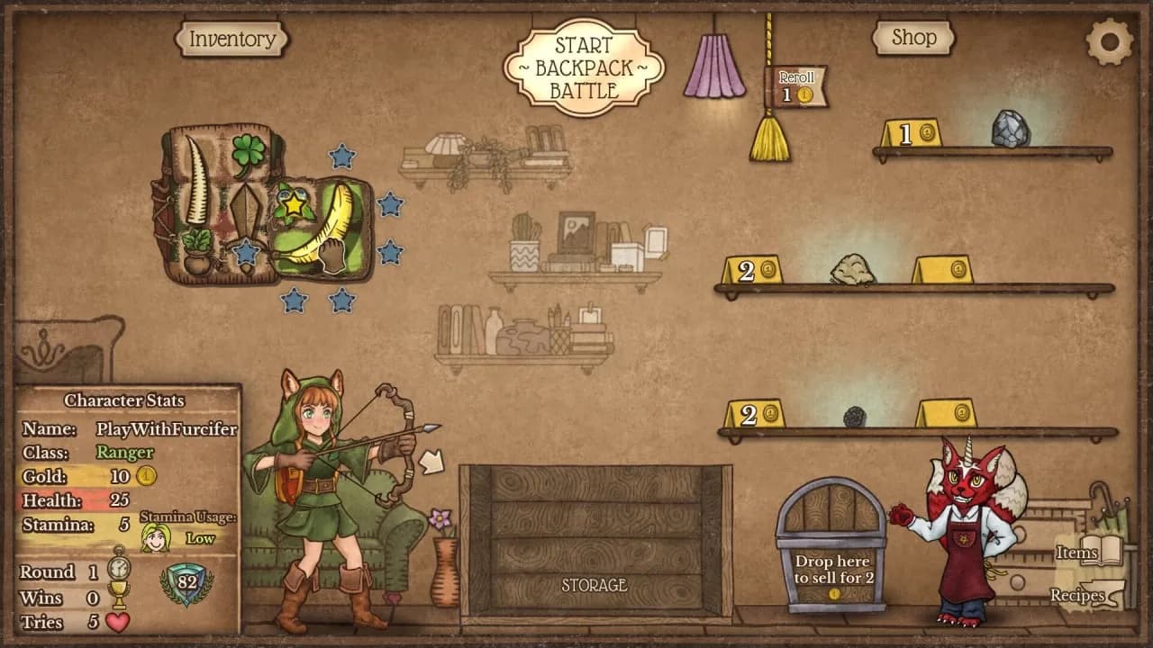 Backpack Battles — скриншот 1