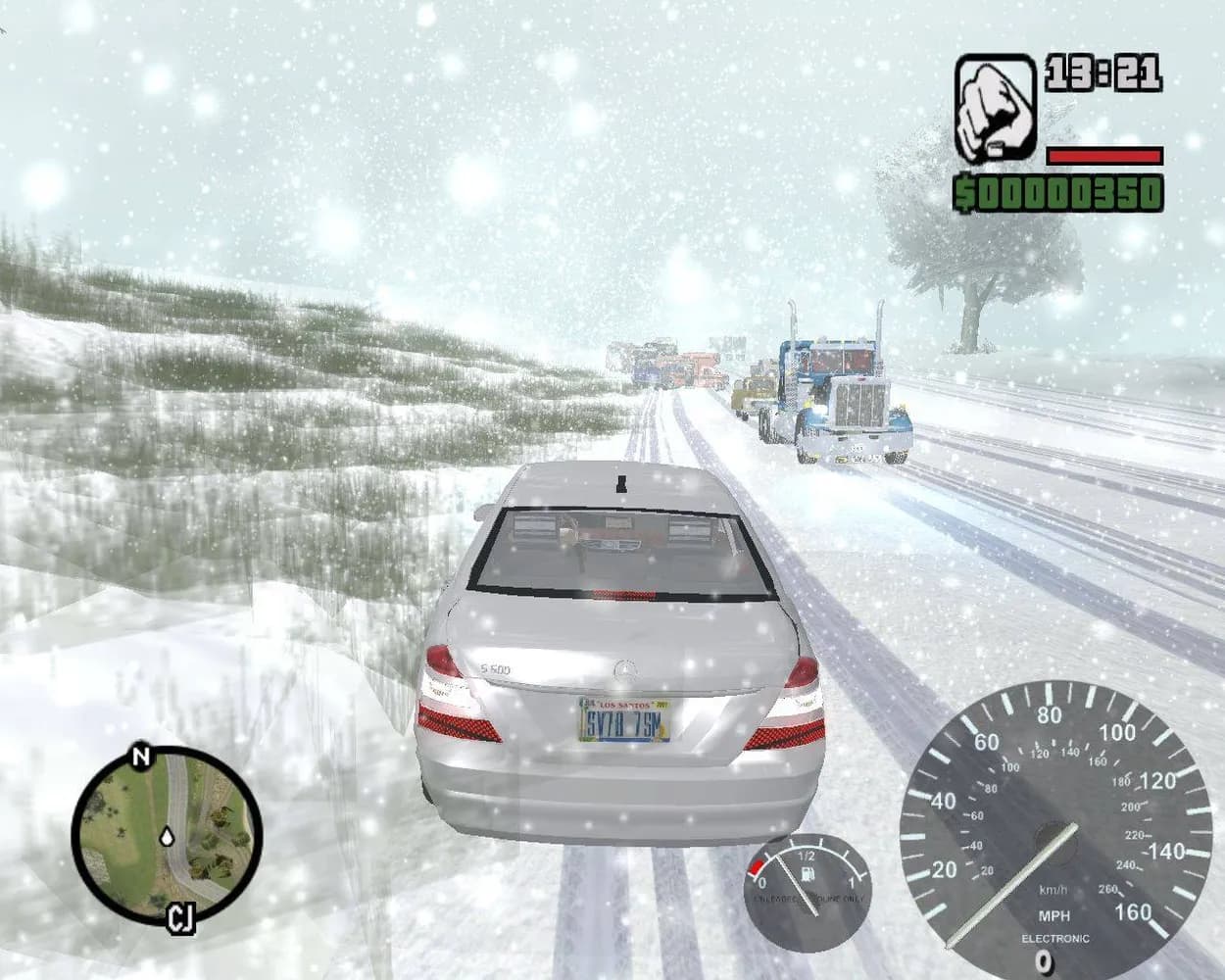 Grand Theft Auto: San Andreas - Winter Edition — скриншот 1