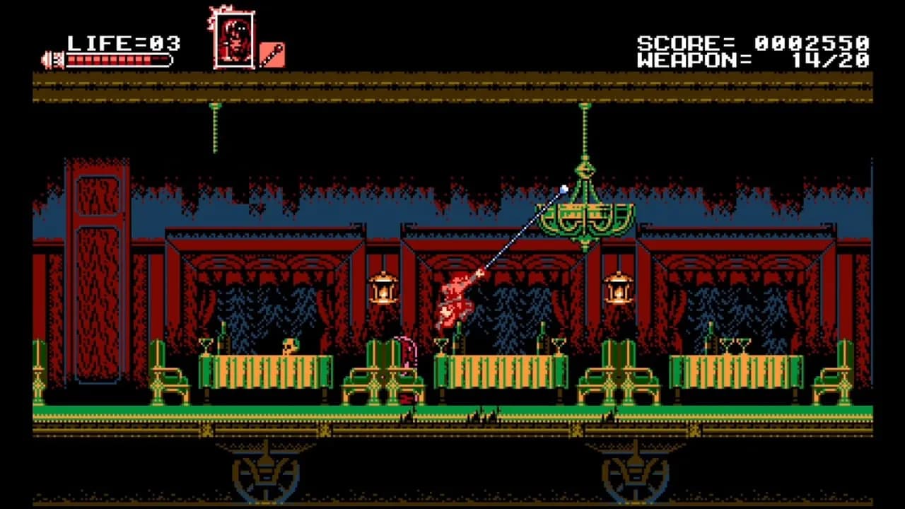 Bloodstained: Curse of the Moon — скриншот 1
