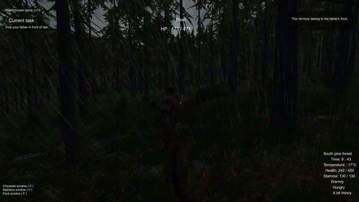 Wolf Simulator — скриншот 5
